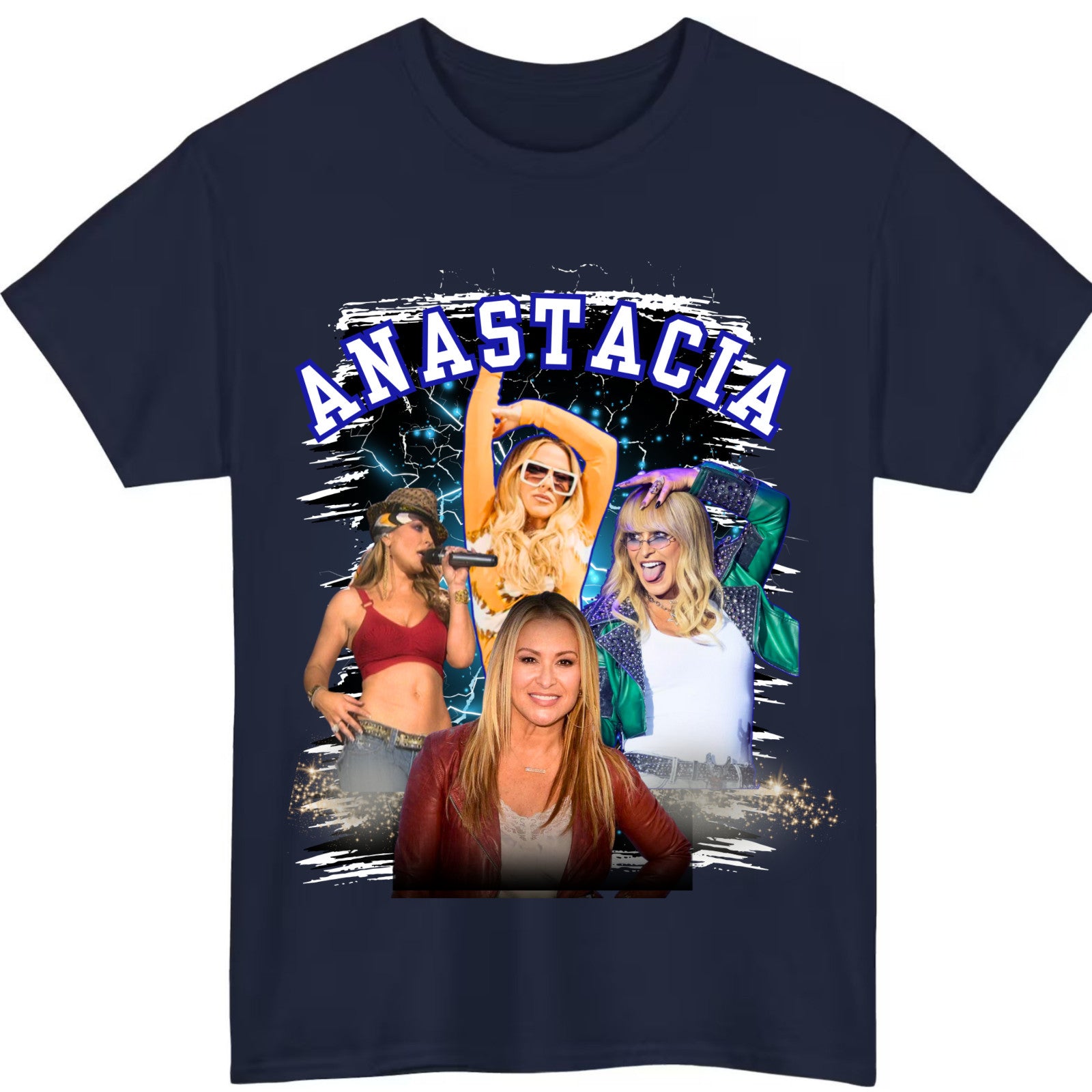 Vintage Pop Rock Aesthetic Strong T-Shirt product view 4