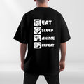 Eat Sleep Anime Repeat T-shirt | Funny Anime Shirt for Men Women | Anime Manga