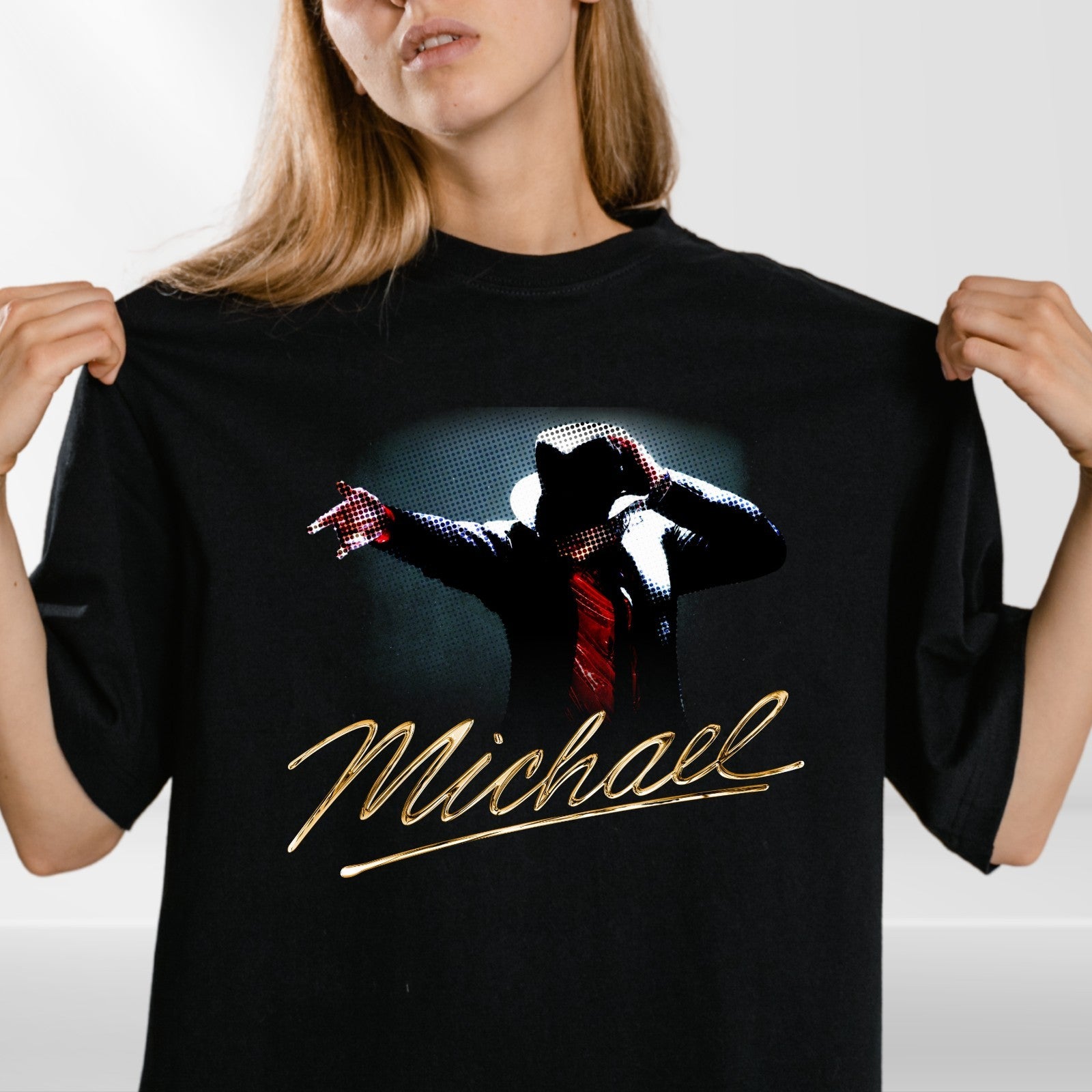 Michael Jackson T Shirt Moonwalk King Pop Dance Graphic Unisex Tee