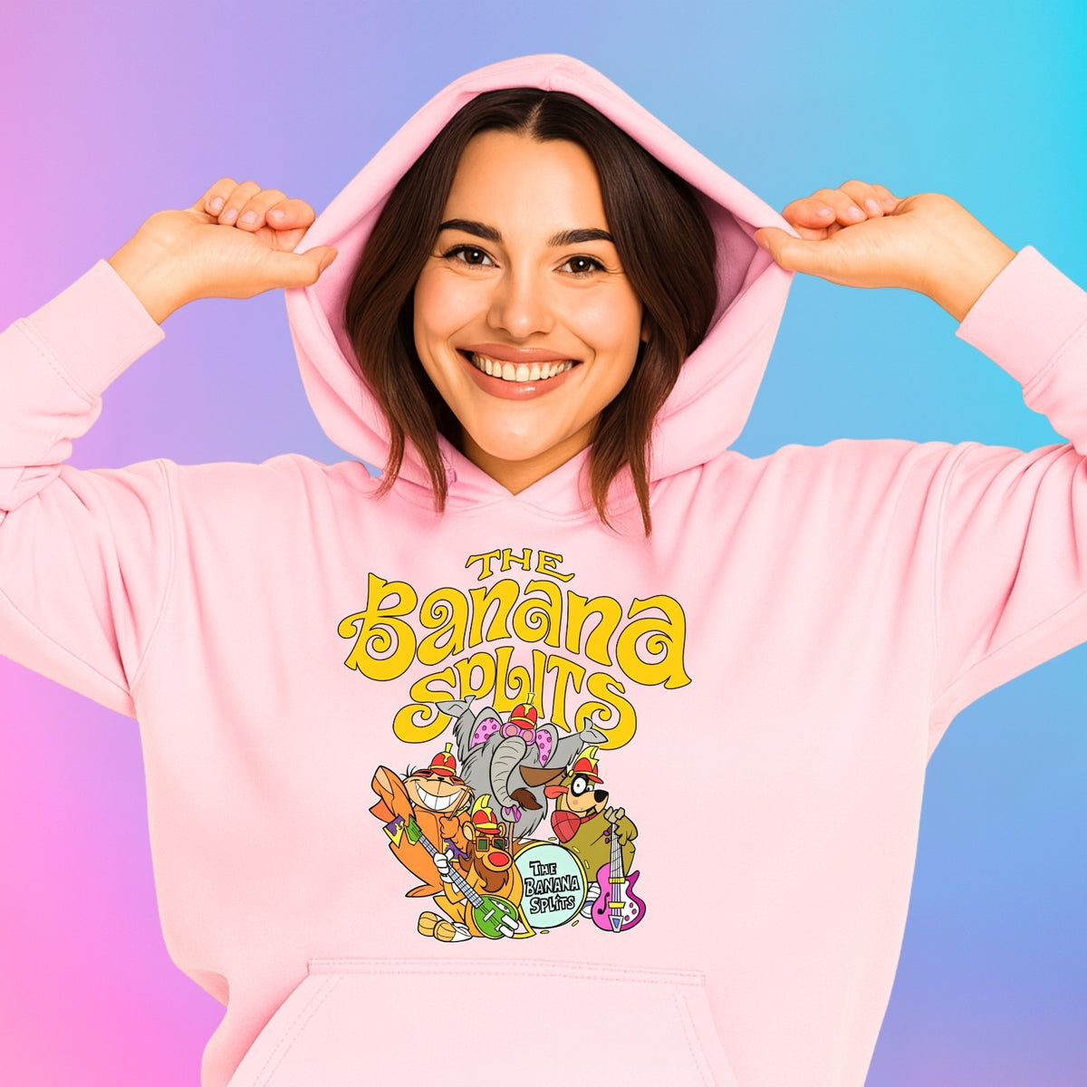 The Banana Splits Hoodie | Retro Cartoon Sweatshirt | Vintage TV Gift | Unisex 3