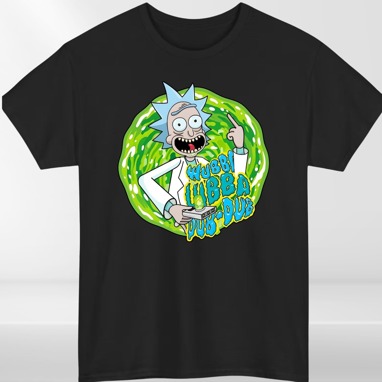 Rick and Morty Wubba Lubba Dub Dub T-Shirt Funny Cartoon Unisex Graphic Tee