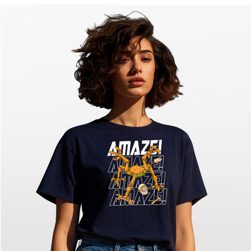 Amaze Crab Robot Unisex T-Shirt - Hail Mary Sci Fi Y2K Books lover Gift Tee Top