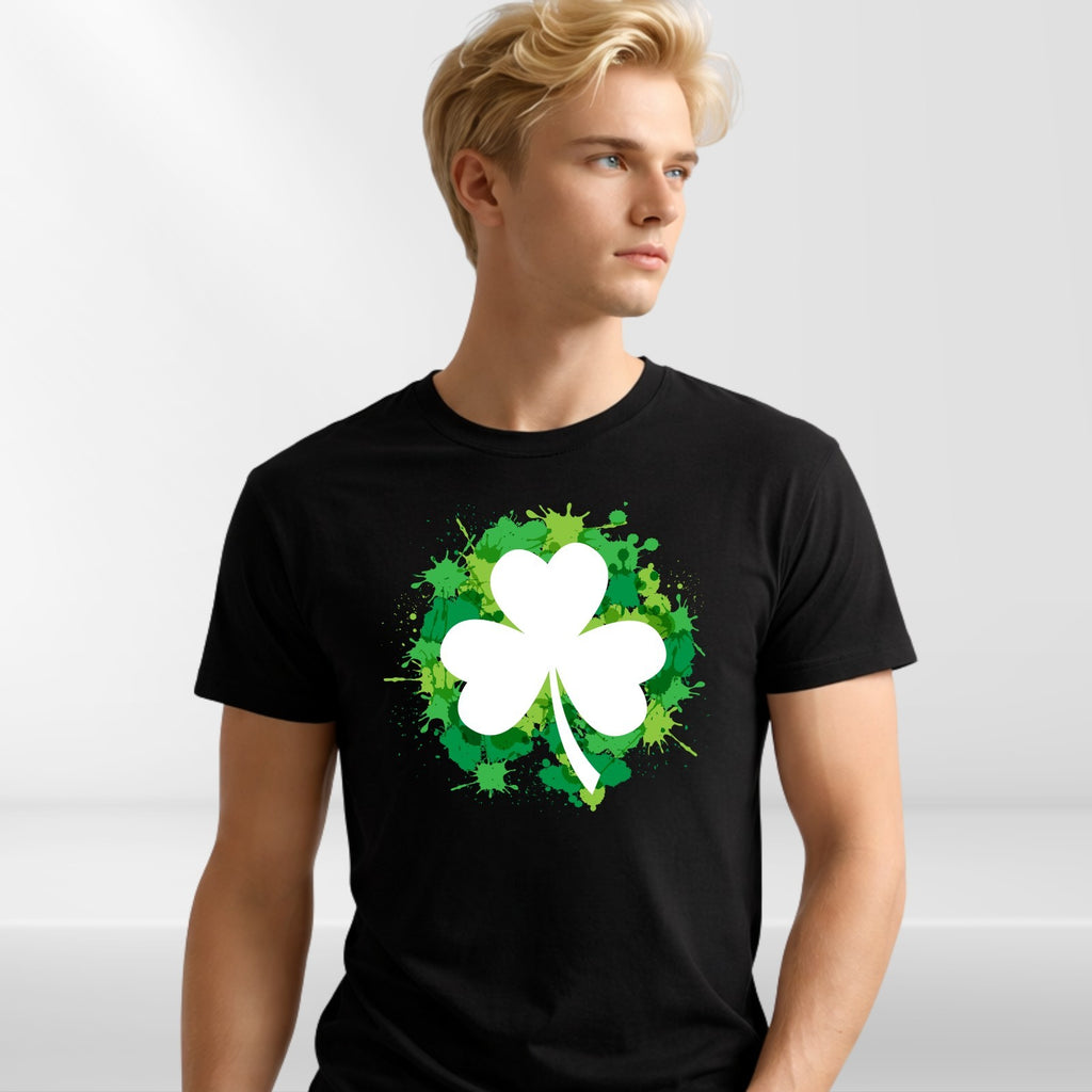 Shamrock T Shirt St Patricks Day Clover Graphic Tee Irish Unisex Top