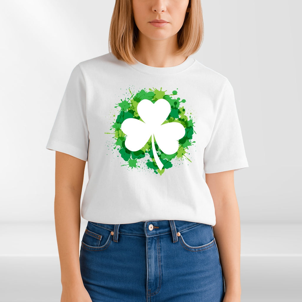 Shamrock T Shirt St Patricks Day Clover Graphic Tee Irish Unisex Top