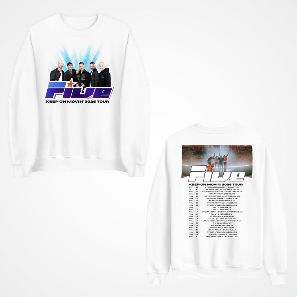 FIVE BOY Band Jumper Music Tour Venue & Dates Printed Fans Top Gift Sweat-shirt