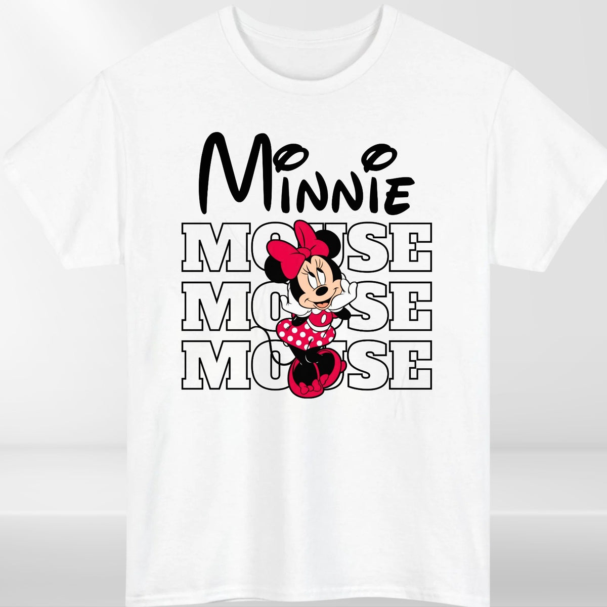 Mickey Minnie Couple Matching T-shirt Mouse Disney Trip Family Unisex Kids Tee
