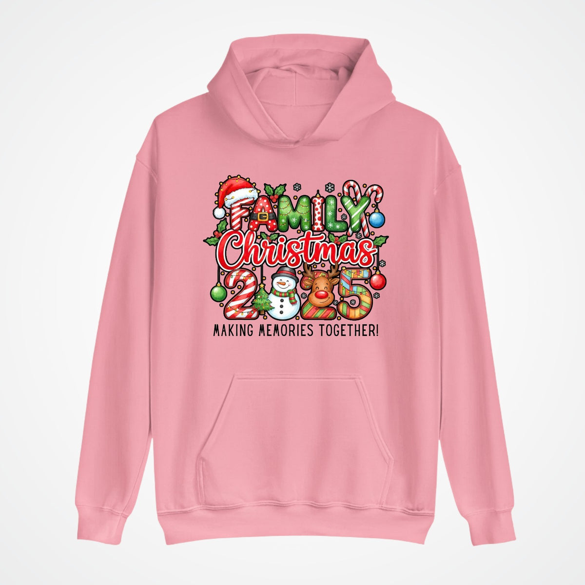 Family Christmas 2025 Hoodie | Matching Xmas Hoodie | Snowman & Reindeer Gift |