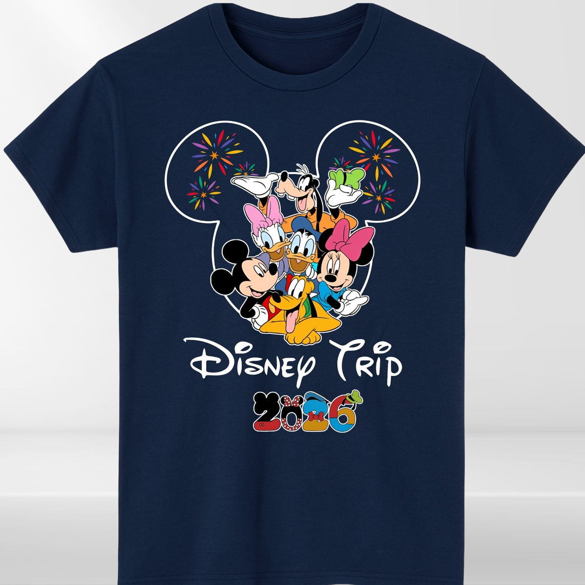Family Vacation Trip 2026 Matching T-Shirt Theme Park Holiday Graphic Tee Adults