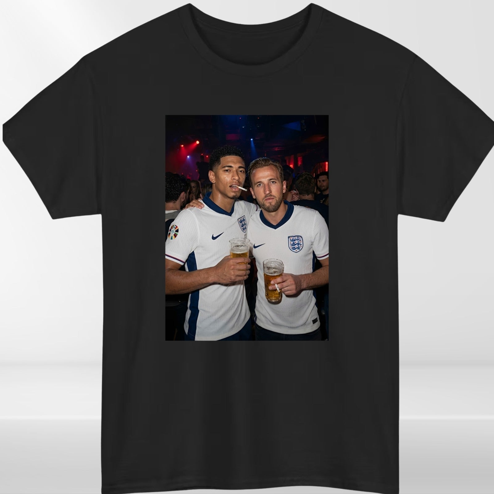 England Football Fan Supporter T Shirt Match Day Graphic Unisex Gift Tee UK