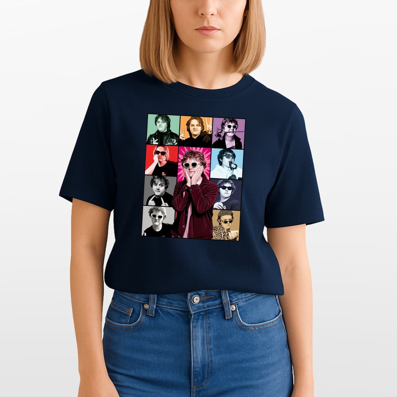 Lewis Capaldi Tour 2026 T Shirt UK Ireland Concert Photo Collage Tee