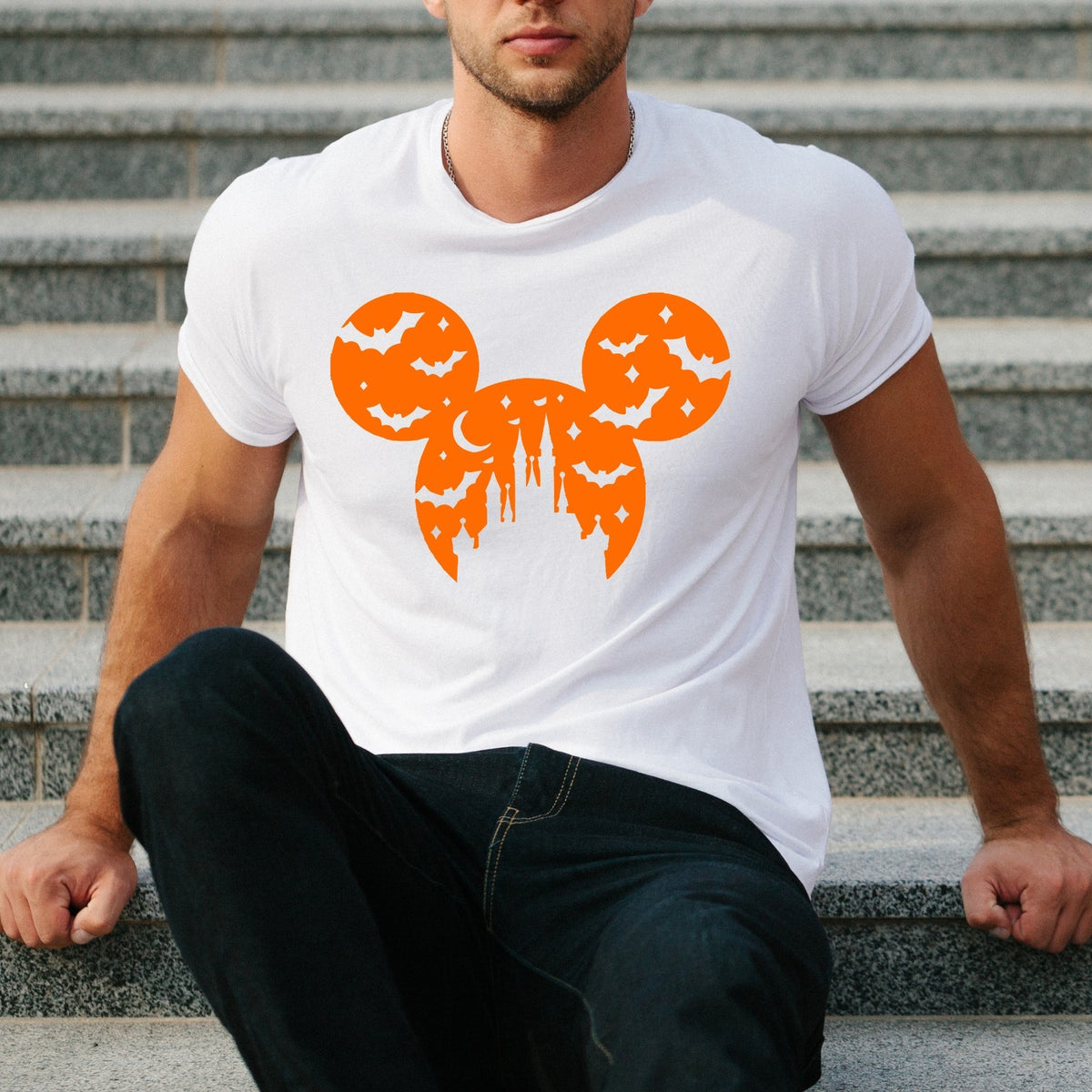 Halloween Mouse Inspired Horror Graphic T Shirt Spooky Unisex Tee Gift UK