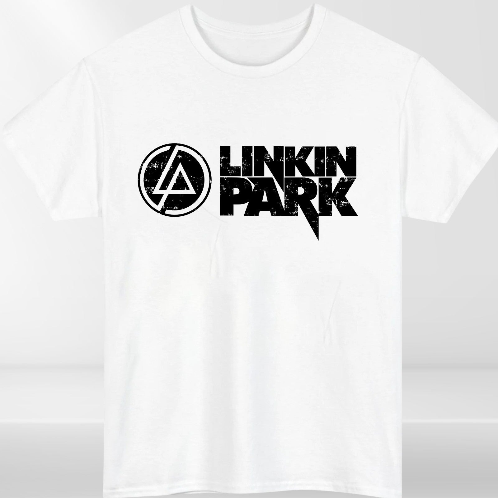 Linkin Park Logo T-Shirt Black Nu Metal Rock Band Tee Unisex