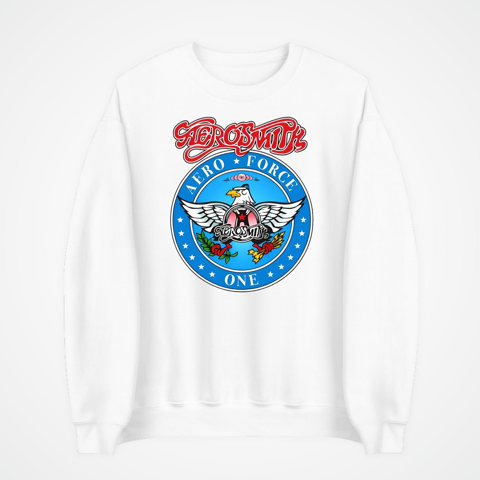 70s Arena Rock Jumper | Aero Force One Sweatshirt | Vintage Rock Music Gift