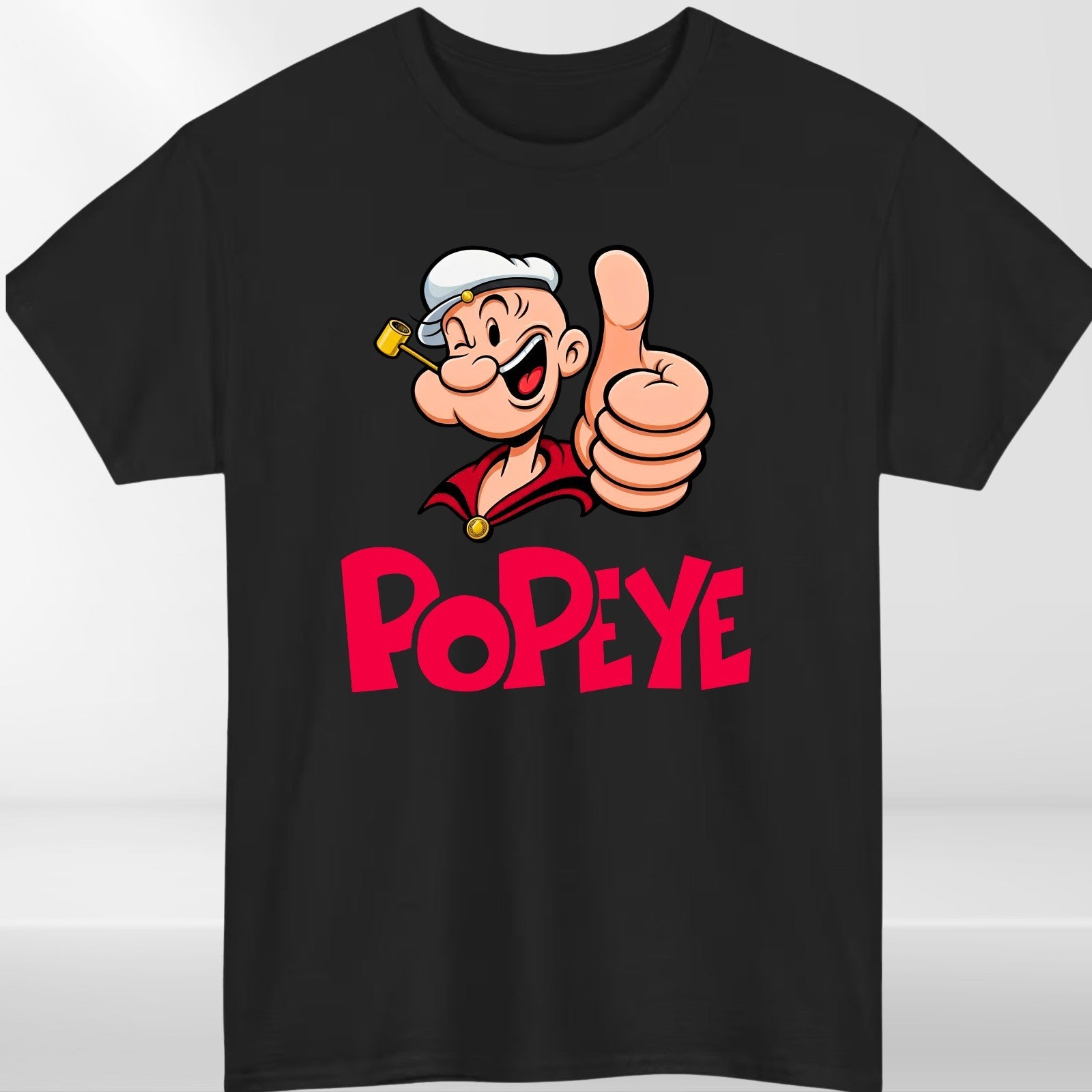 Popeye T-Shirt Retro Vintage The Sailor Man Cartoon Spinach Kids & Adults Top