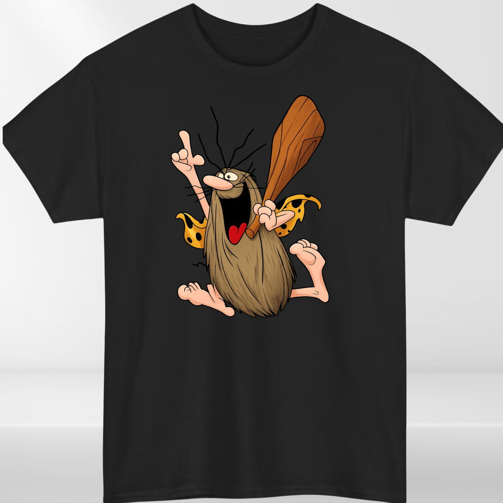 Vintage Captain Caveman Cartoon T-Shirt Retro Hanna Barbera Graphic Gift Tee Top
