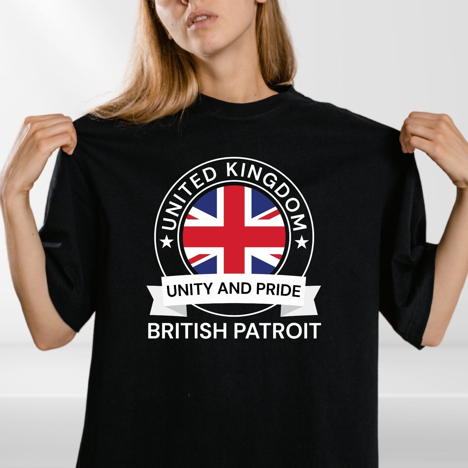 Unite The Kingdom Union Jack Adult Kids T-Shirt British Patriot Protest Top Tee