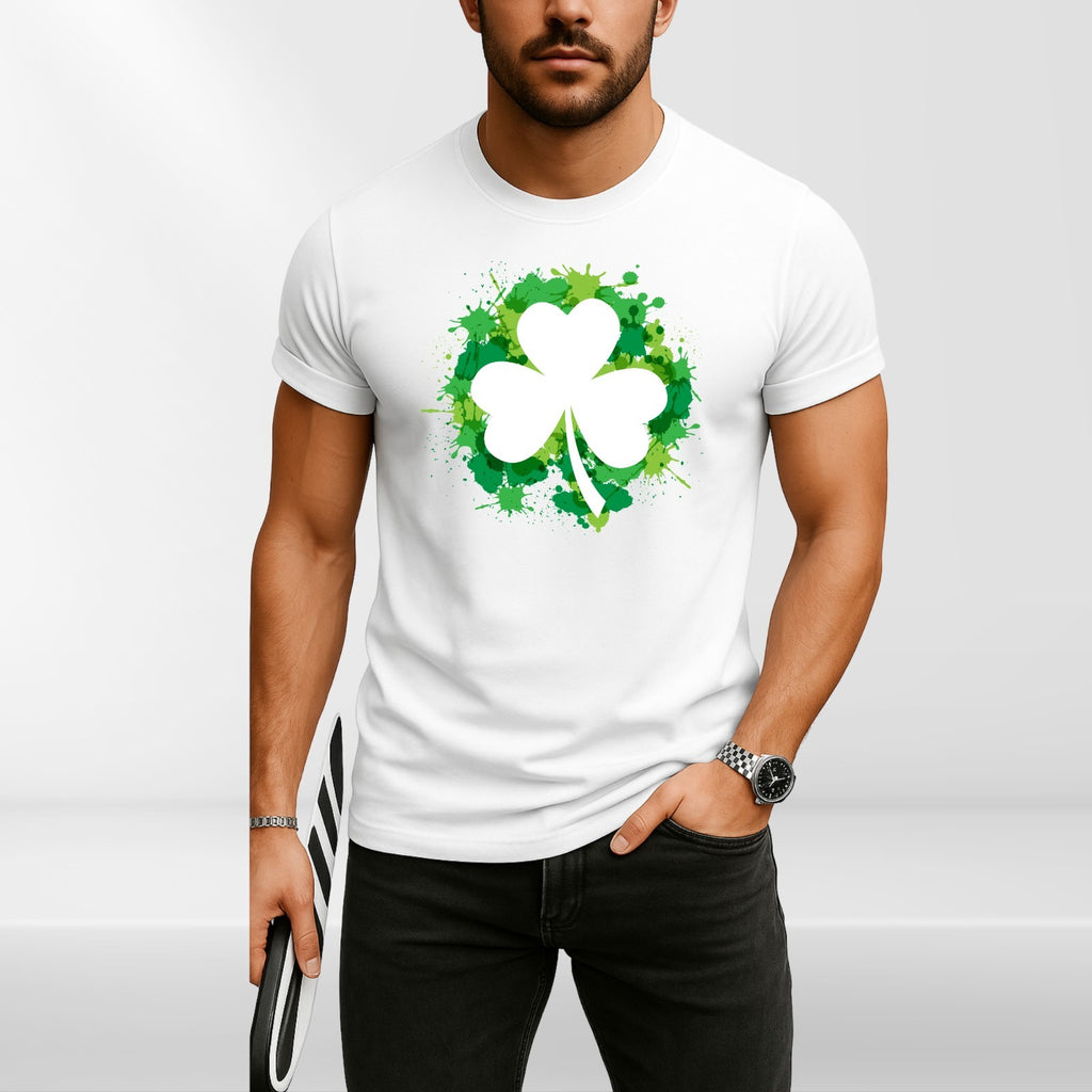 Shamrock T Shirt St Patricks Day Clover Graphic Tee Irish Unisex Top