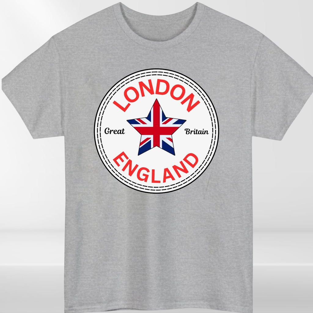 London England T shirt Union Jack Converse Printed Adult Souvenir Unisex Tees