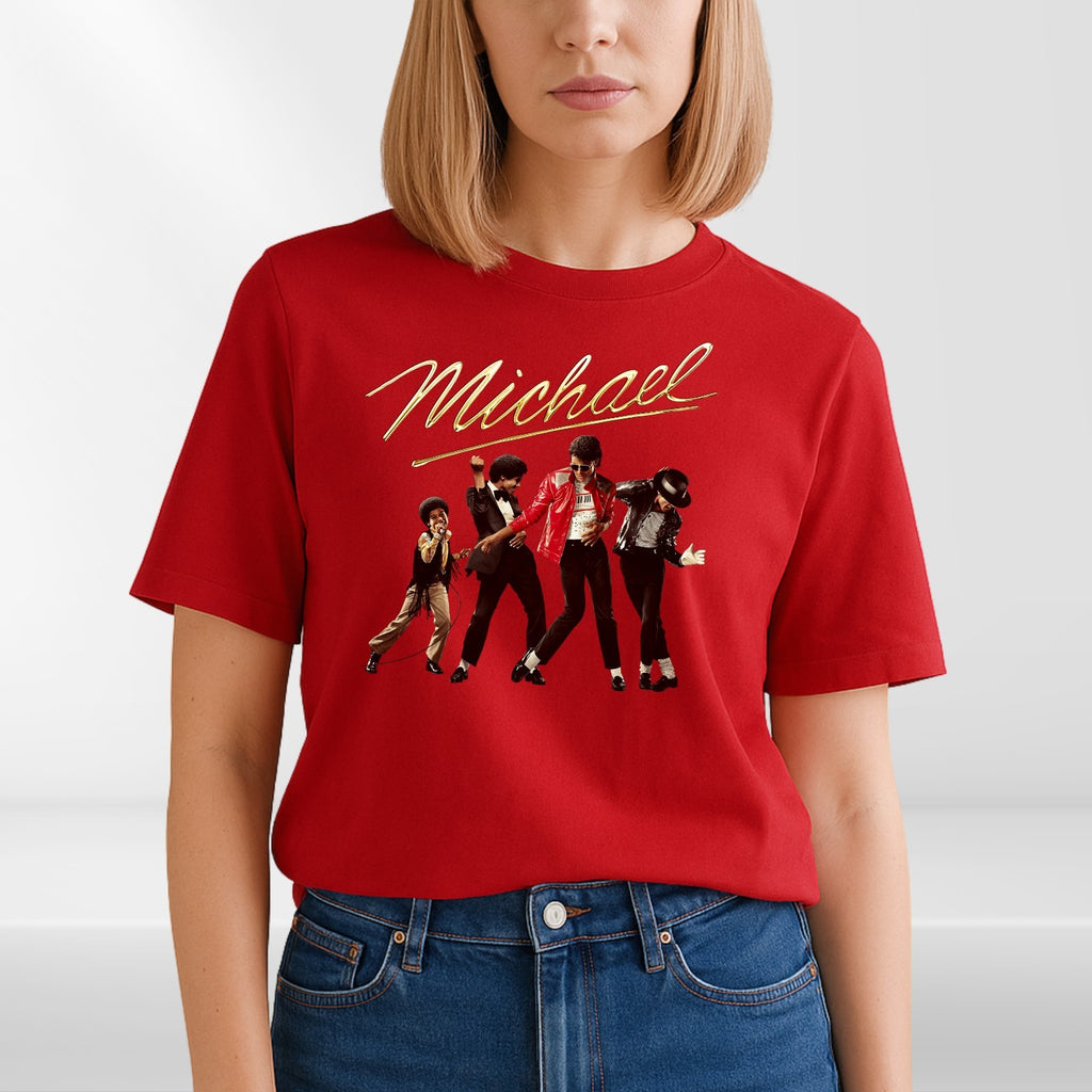 Michael Jackson 80s Thriller Crew Neck T-Shirt Unisex Tee