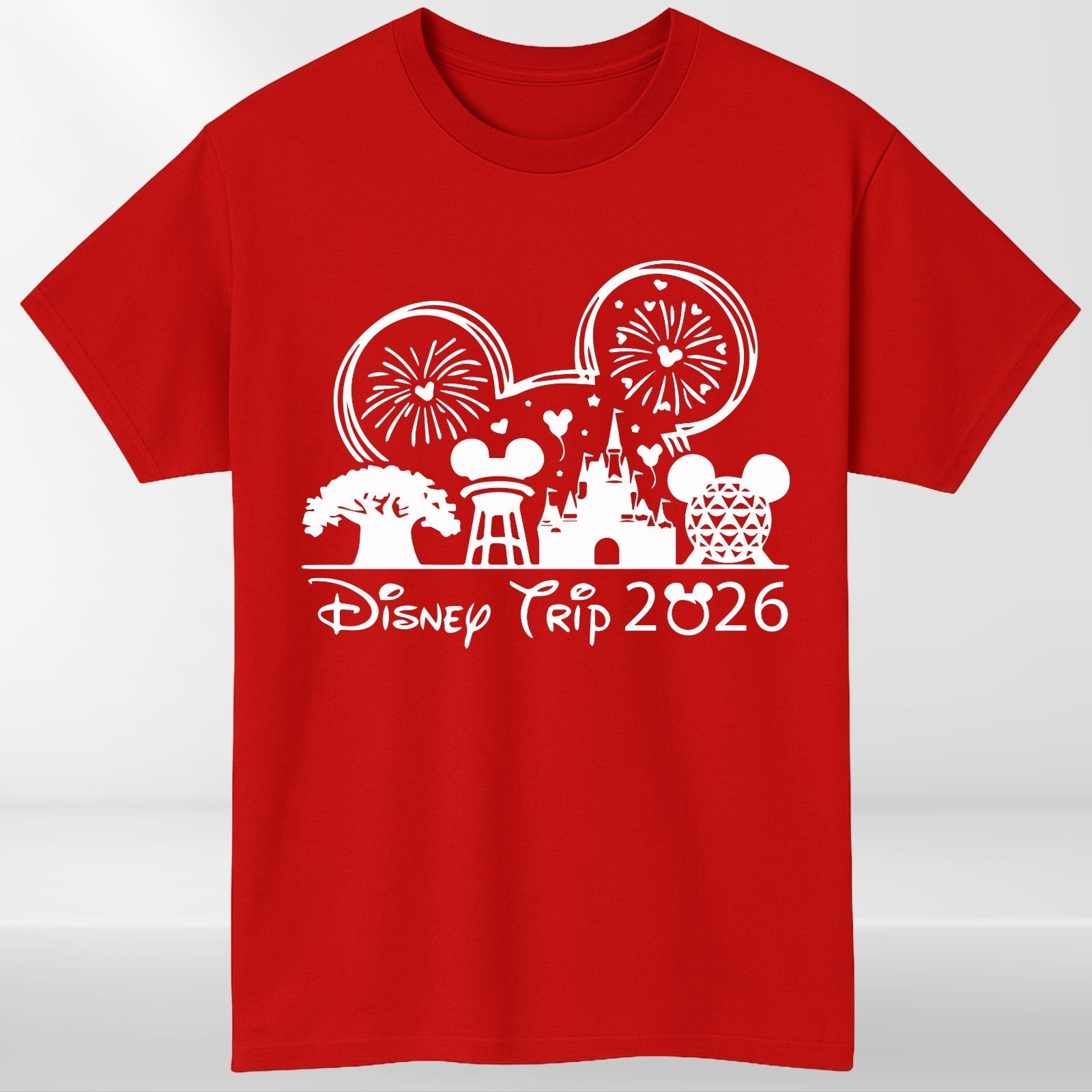 Disney 2026 Family Trip T Shirts Mickey Minnie Matching Disneyland Vacation Tee