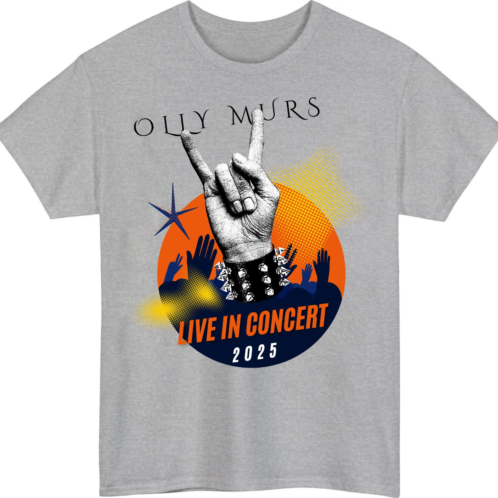 Olly Murs 15 Years of Hits T-Shirt Design B product view 3