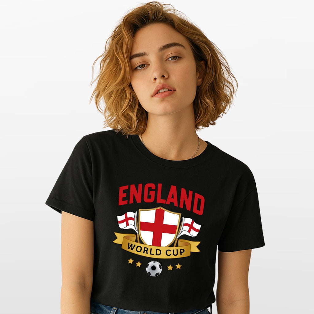 England Football T Shirt 2026 Football Fans Adult Kids Tee Gift Top
