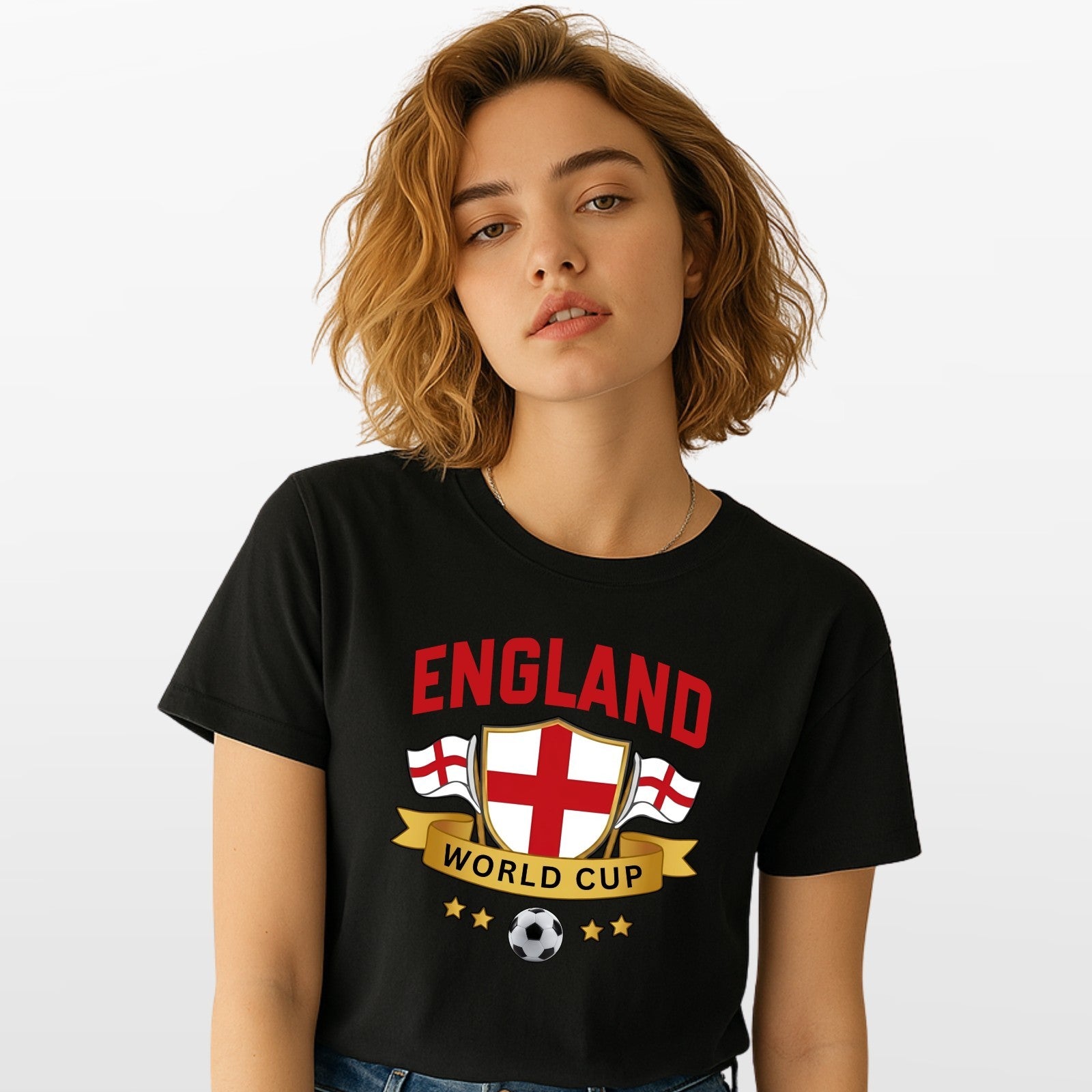 England Football T Shirt 2026 Football Fans Adult Kids Tee Gift Top