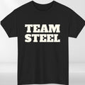 Team Steel T Shirt Gladiator TV Game Show Contender Unisex Cotton Tee UK