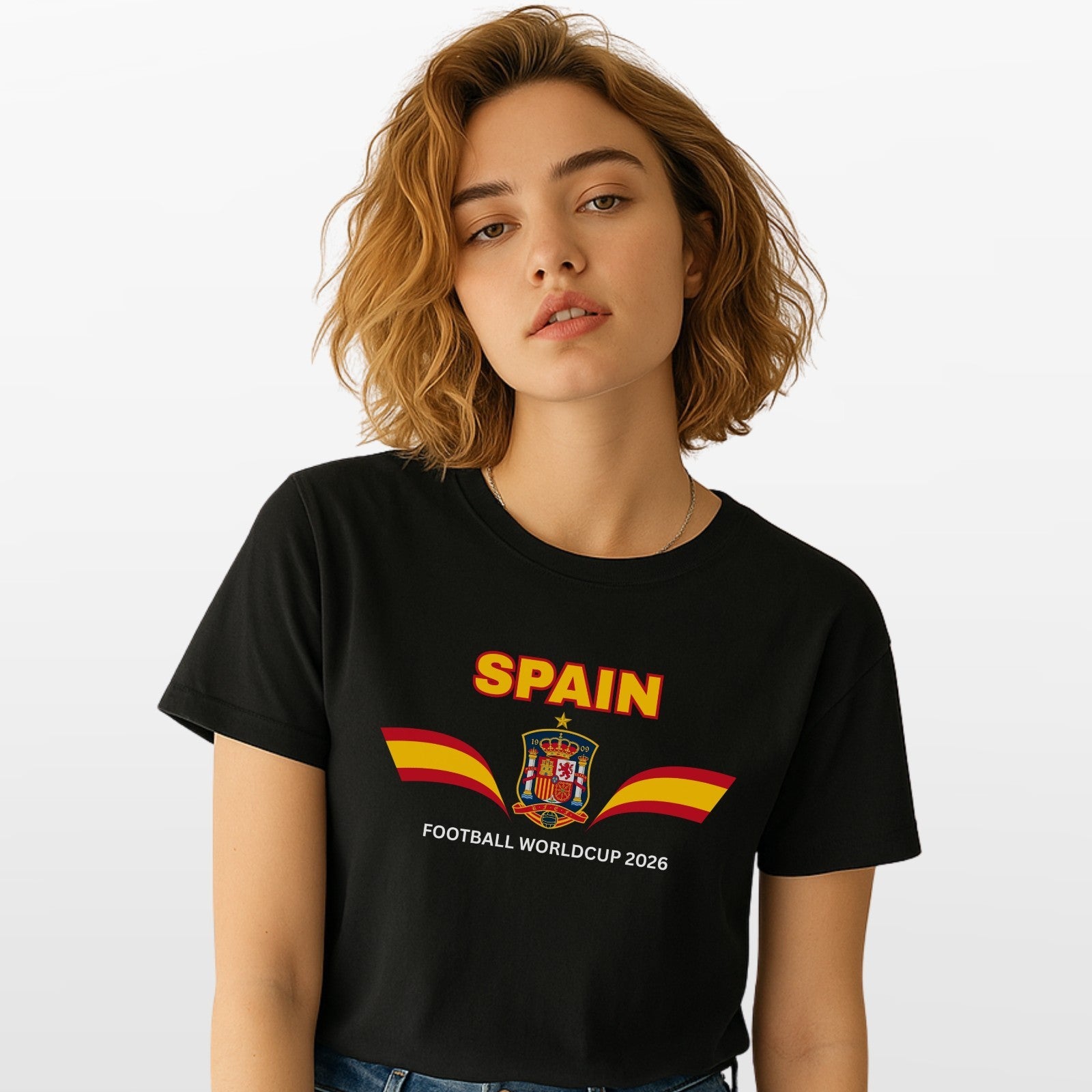 Spain Football Fan T-Shirt 2026 Supporters Flag Unisex Tee Adult World Cup Gift