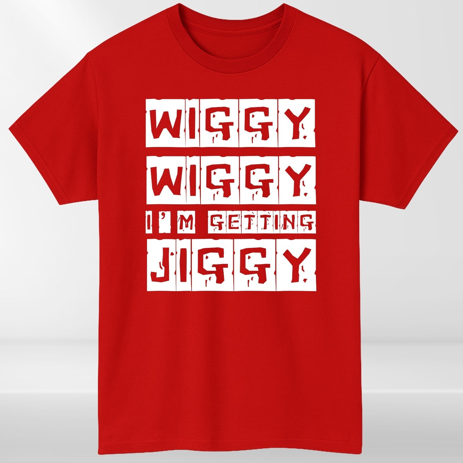 Wiggy Wiggy I’m Getting Jiggy T Shirt | Funny Hip Hop Tee | Streetwear Gift 3Y–4