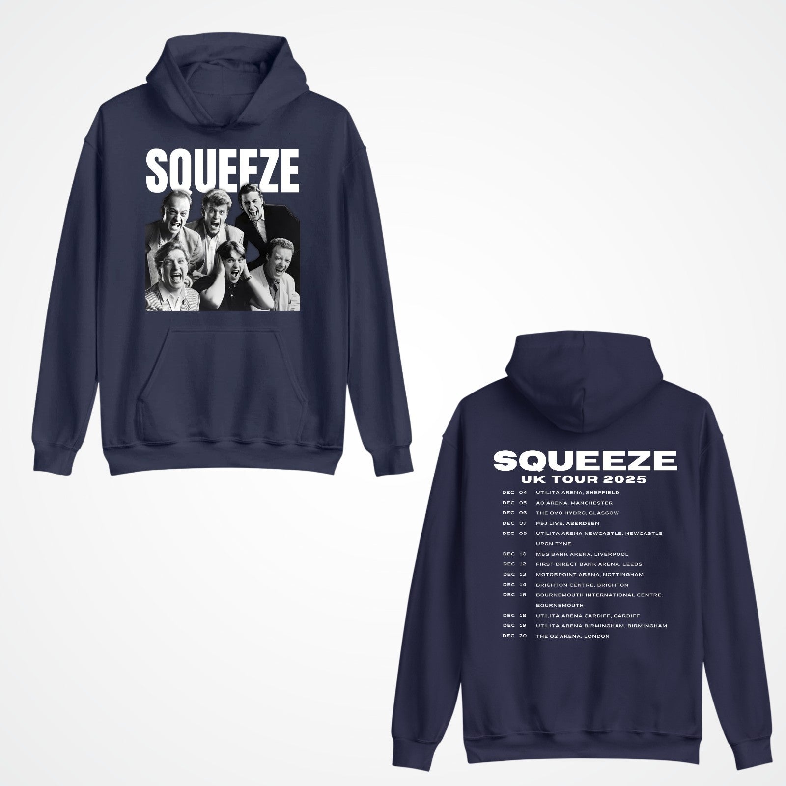 80s British Pop UK Tour 2025 Hoodie | Retro Band Hoodie|Music Lovers Gift 3Y–4XL