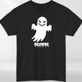 Personalised Halloween Ghost Couple T-Shirt Custom Name Spooky Scary Festive Top