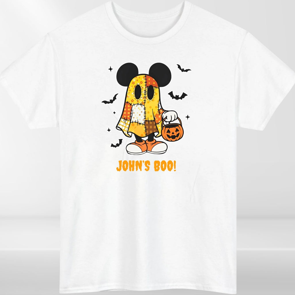 Custom Name Halloween Ghost T-Shirt | Personalized Spooky Boo Tee  Treat