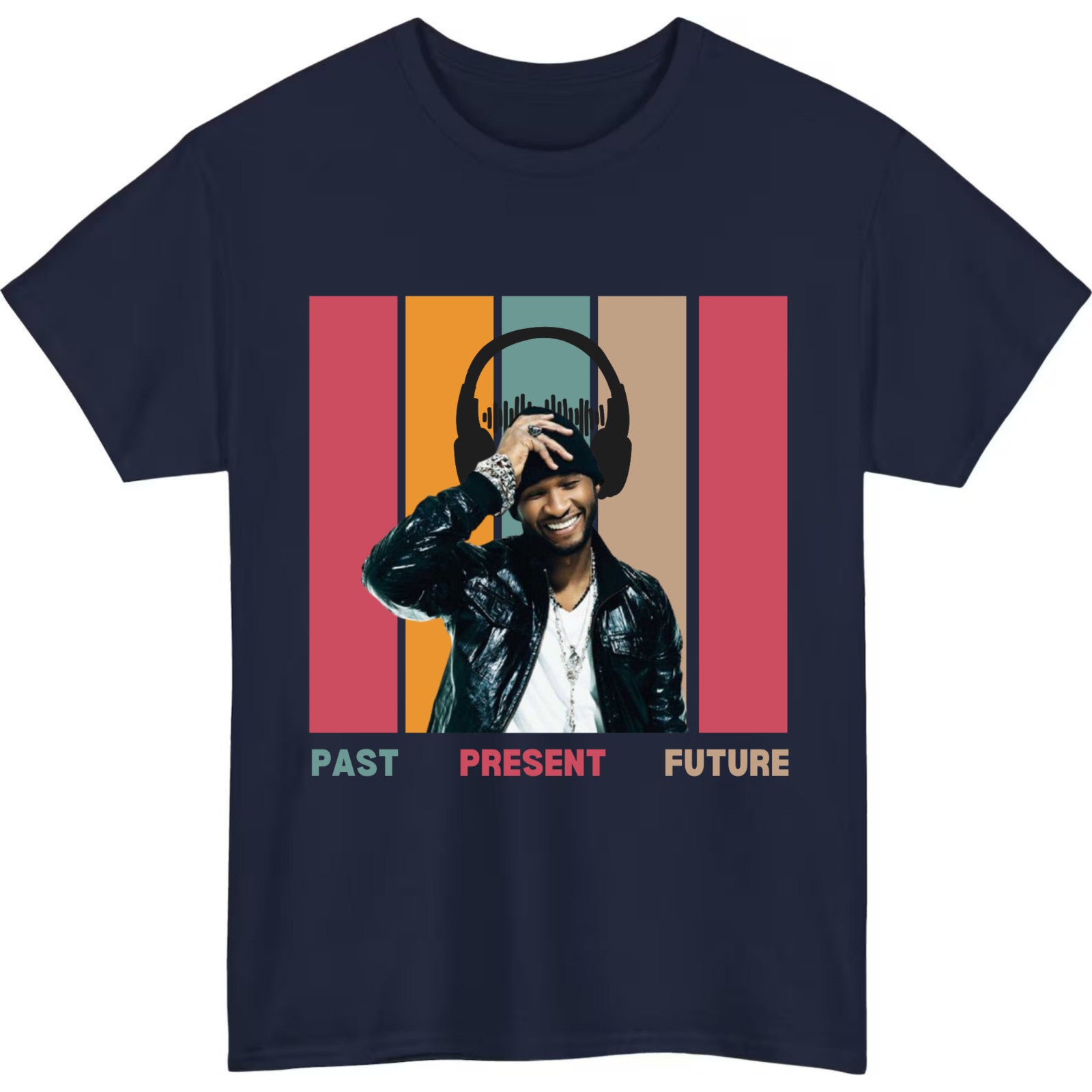 Usher past present future tour T-Shirt product view 4