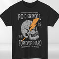 KAM Big Fashion Rock N Roll T Shirt Cotton Short Sleeve Casual Tee