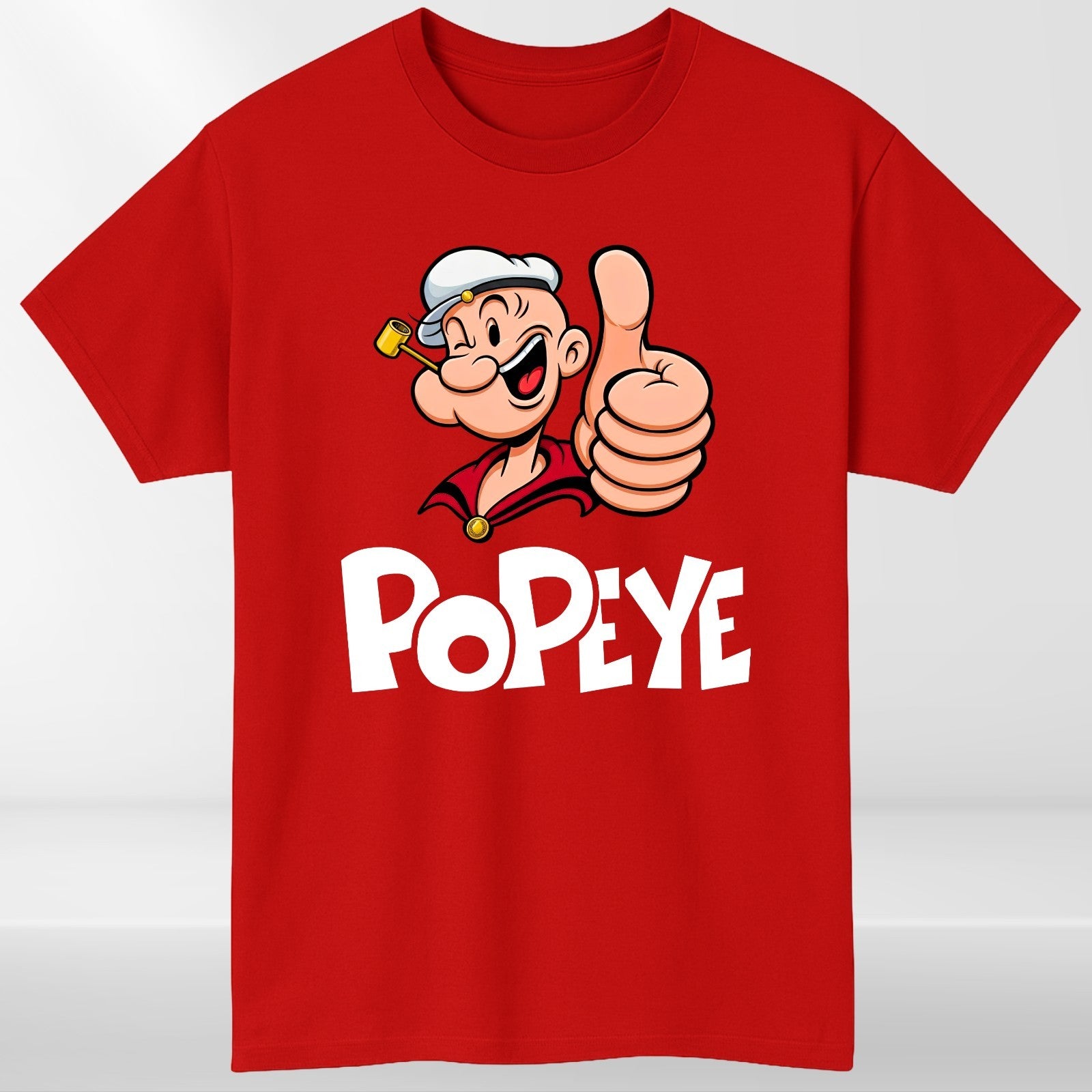 Popeye T-Shirt Retro Vintage The Sailor Man Cartoon Spinach Kids & Adults Top