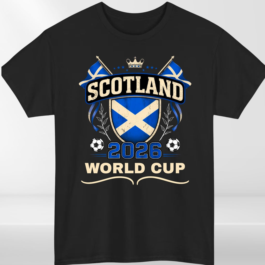 Scotland Football 2026 Fan Unisex Kids T Shirt Scottish Soccer Gift Tee
