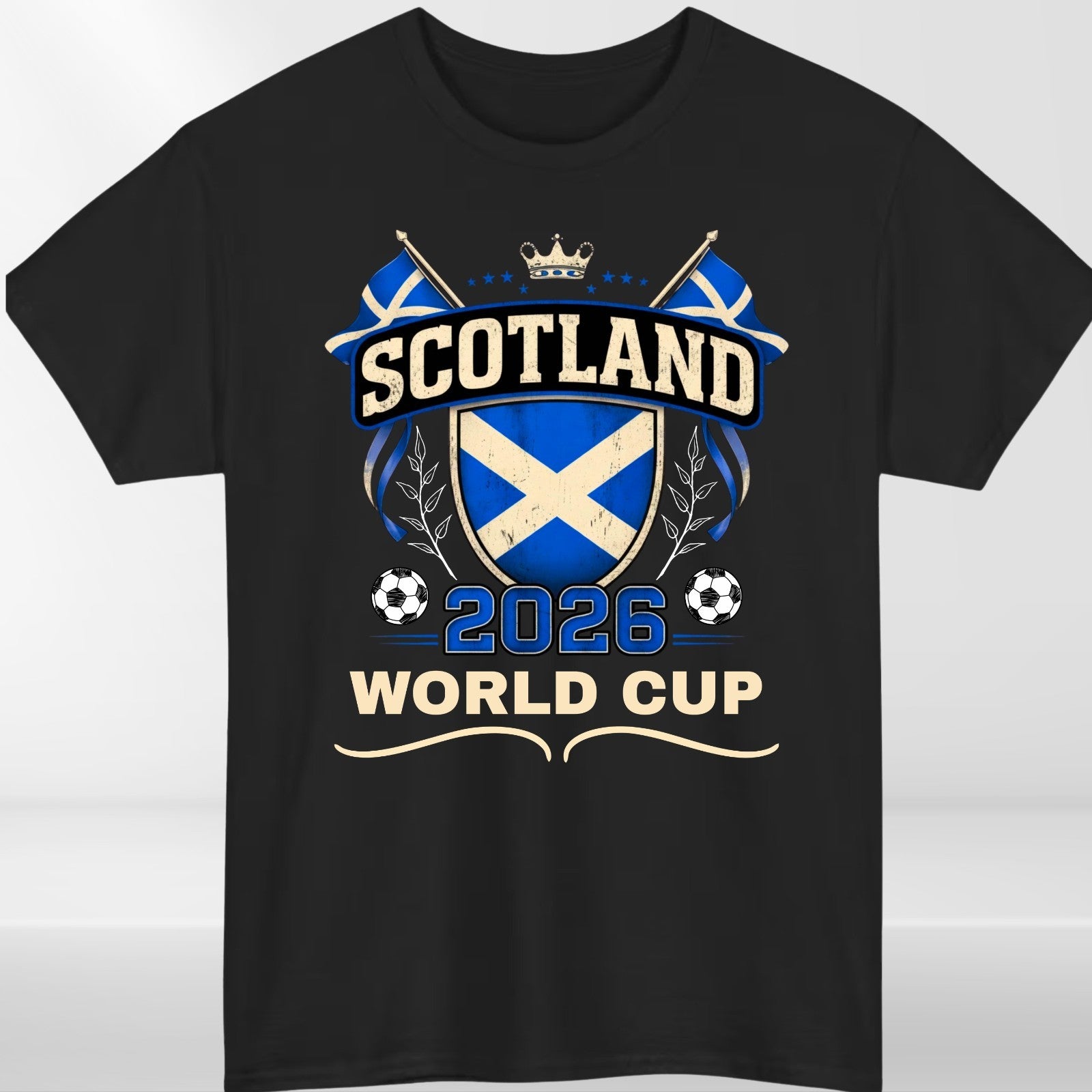 Scotland Football 2026 Fan Unisex Kids T Shirt Scottish Soccer Gift Tee