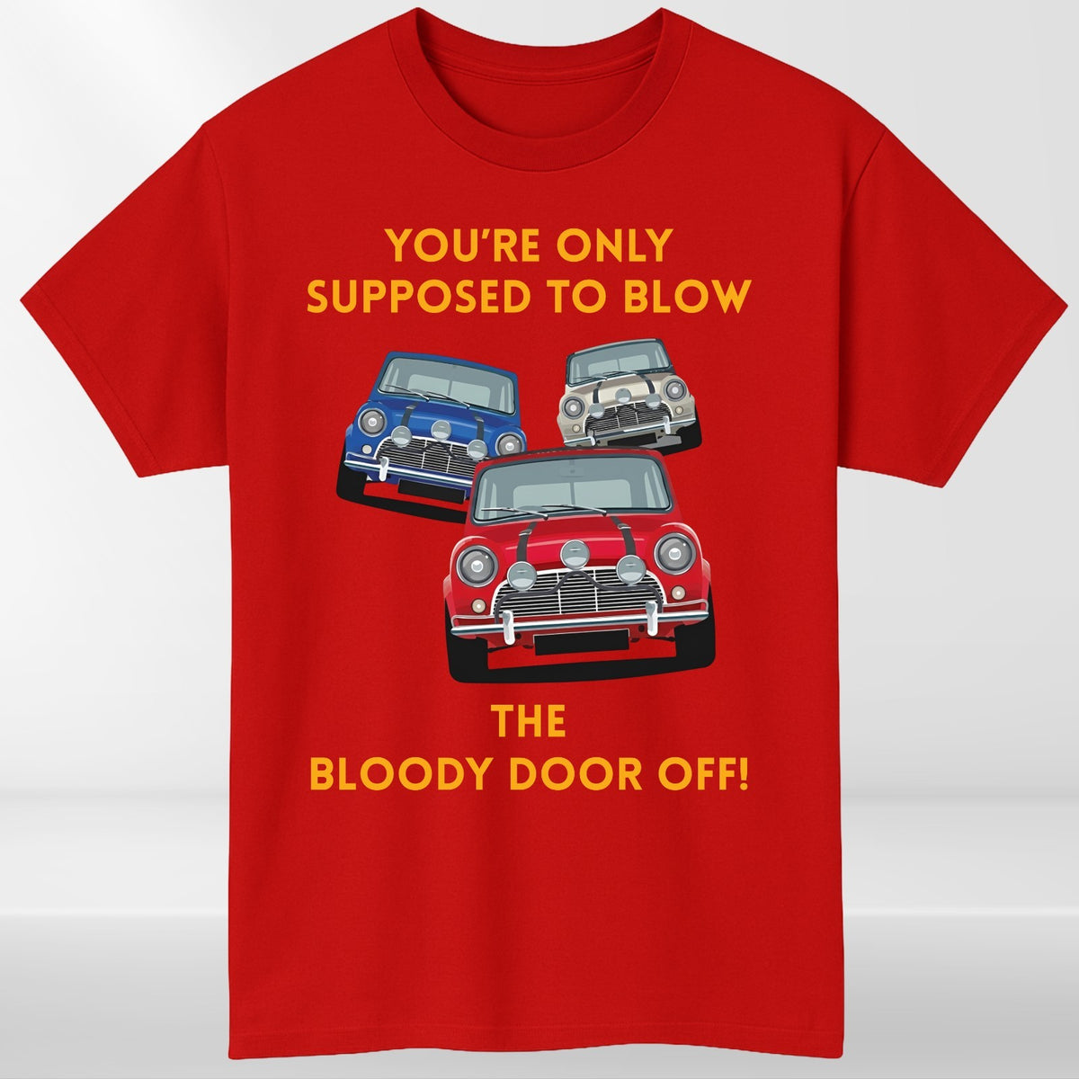 Retro Mini Cooper Quote T Shirt Classic British Car Lover Vintage Gift Tee UK