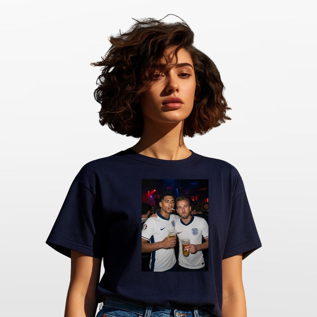 England Football Fan Supporter T Shirt Match Day Graphic Unisex Gift Tee UK