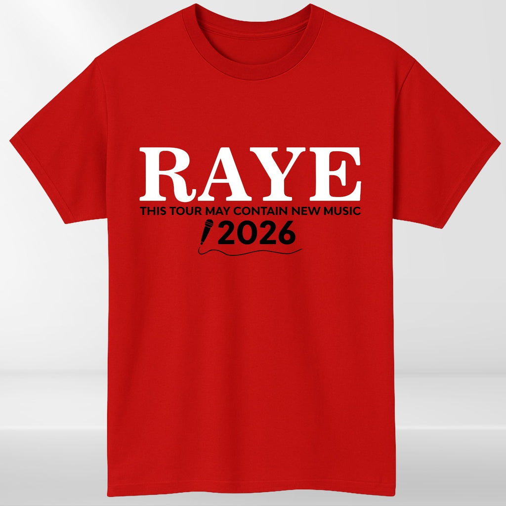 RAYE 2026 UK Tour T-Shirt This Tour May Contain New Music Concert Fans Gift Top