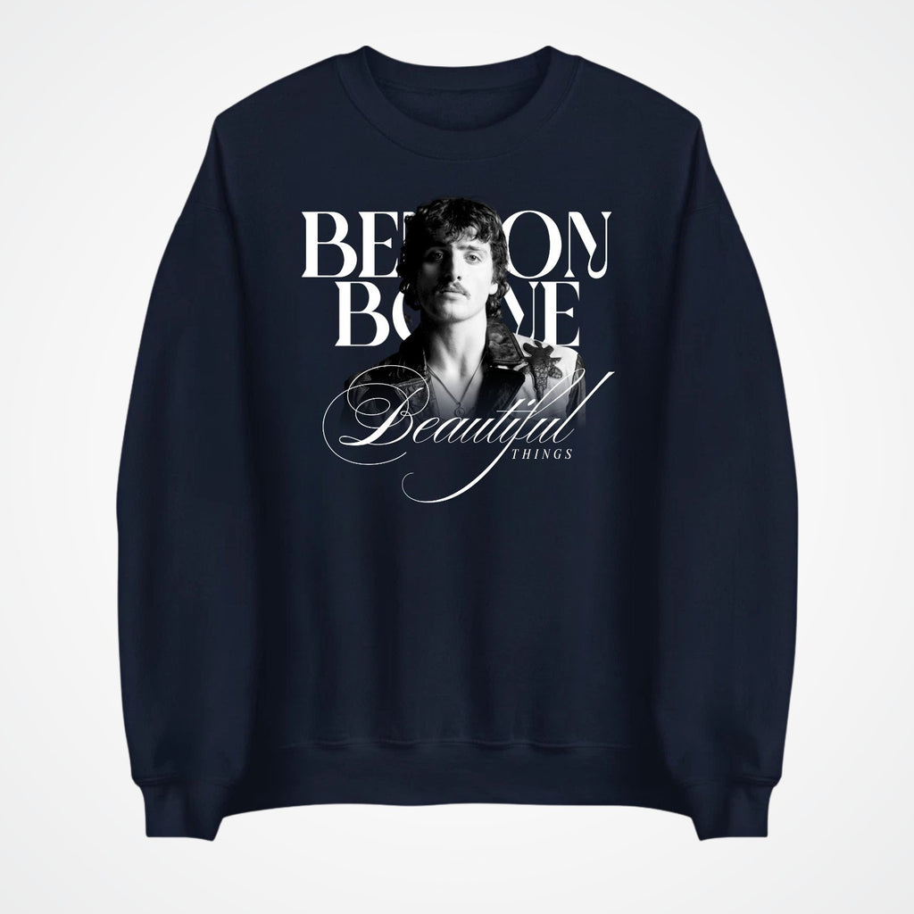 Benson Boone Beautiful Things Graphic Fans Unisex  Jumper , 3year  -5XL