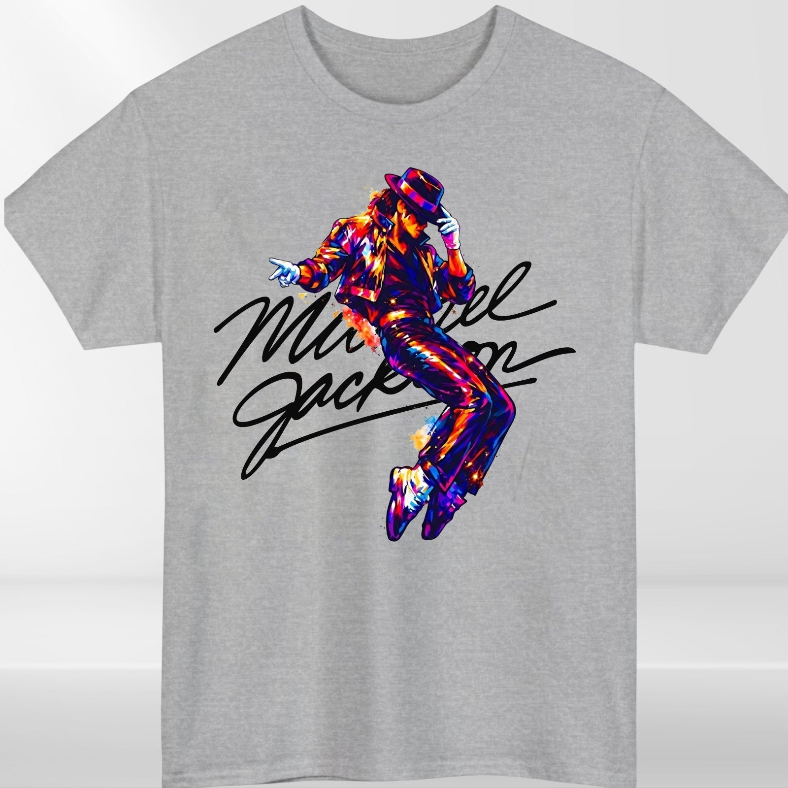 Michael Jackson Inspired Dance Graphic T-Shirt King of Pop Music Unisex Tee Gift