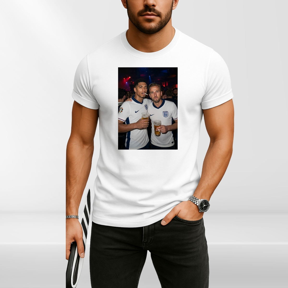 England Football Fan Supporter T Shirt Match Day Graphic Unisex Gift Tee UK