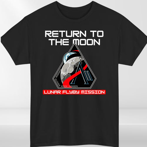 Artemis II Return To The Moon Mission Patch 2026 Vintage Cotton Unisex T-Shirt