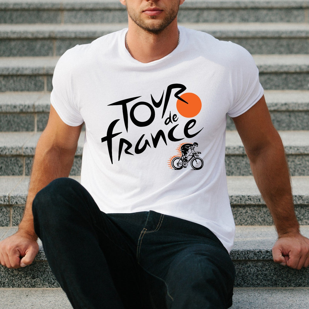 Tour De France Cycling Race Competition T-Shirt Cyclist Ride Unisex Tee