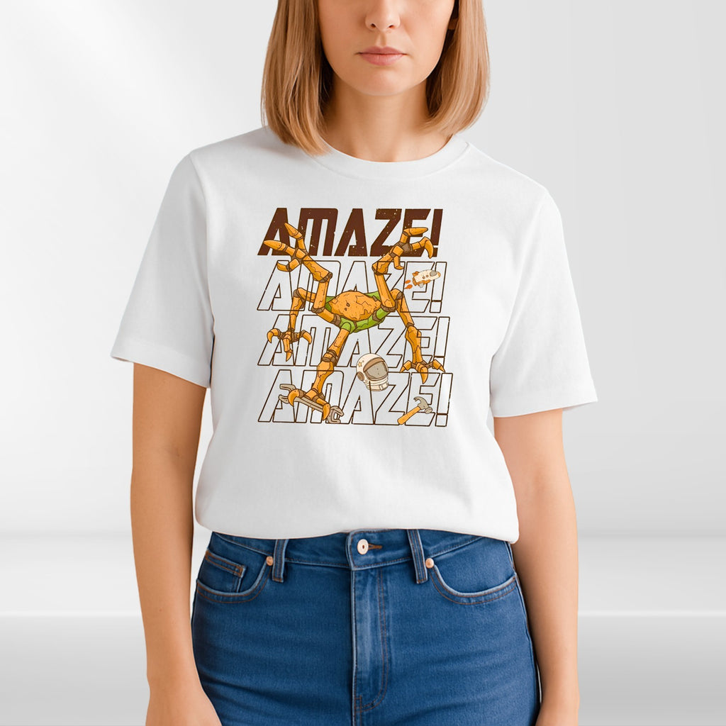 Amaze Crab Robot Unisex T-Shirt - Hail Mary Sci Fi Y2K Books lover Gift Tee Top