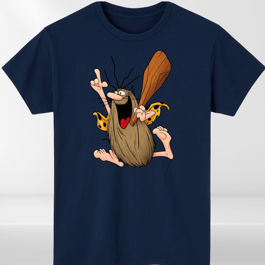 Vintage Captain Caveman Cartoon T-Shirt Retro Hanna Barbera Graphic Gift Tee Top
