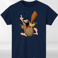 Vintage Captain Caveman Cartoon T-Shirt Retro Hanna Barbera Graphic Gift Tee Top