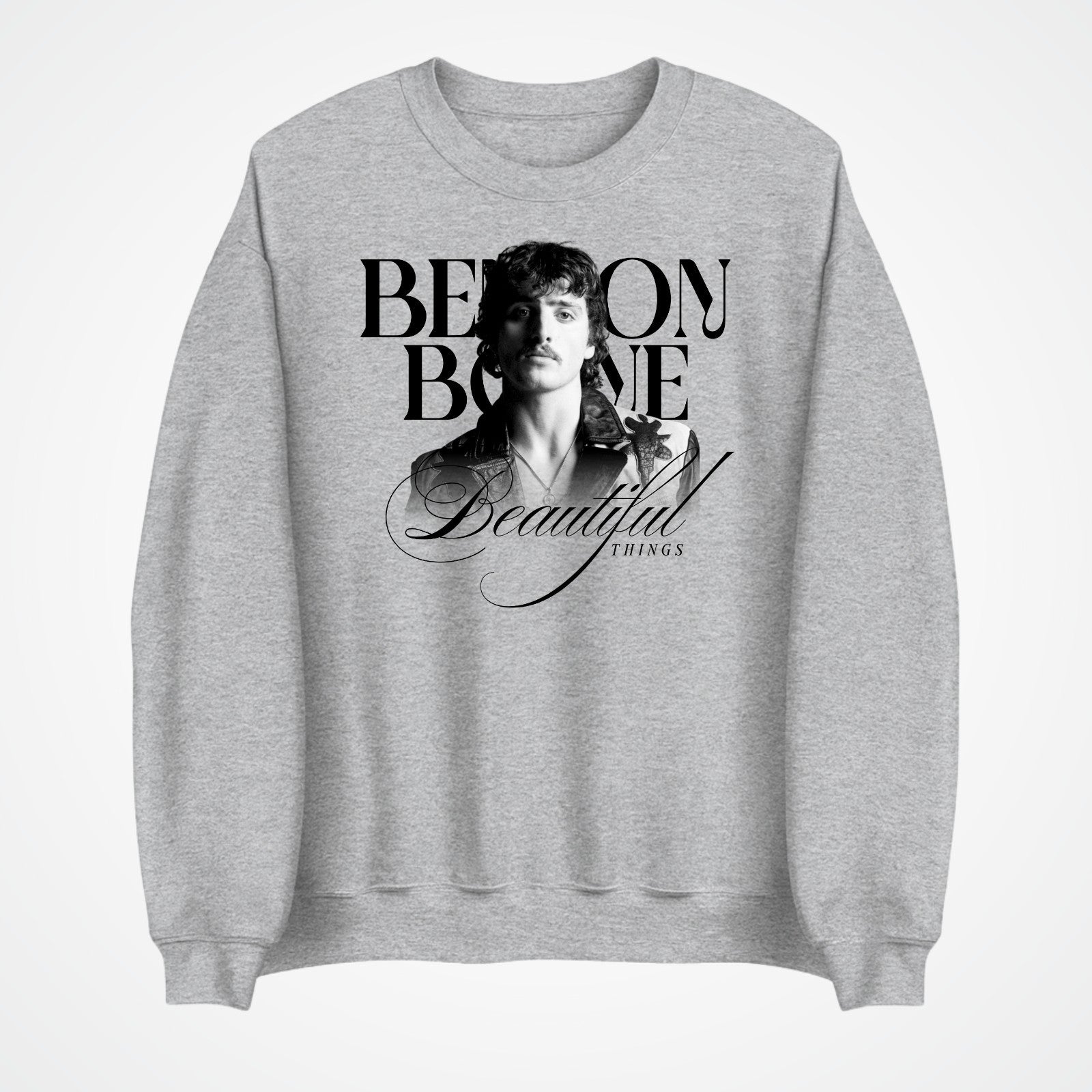 Benson Boone Beautiful Things Graphic Fans Unisex  Jumper , 3year  -5XL